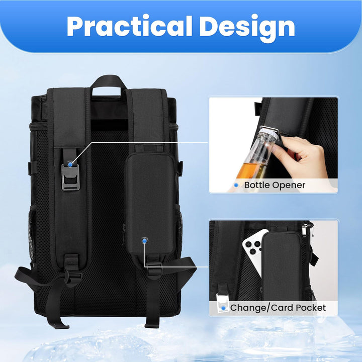 Insulated picnic backpack with space for drinks and snacks Kalsten