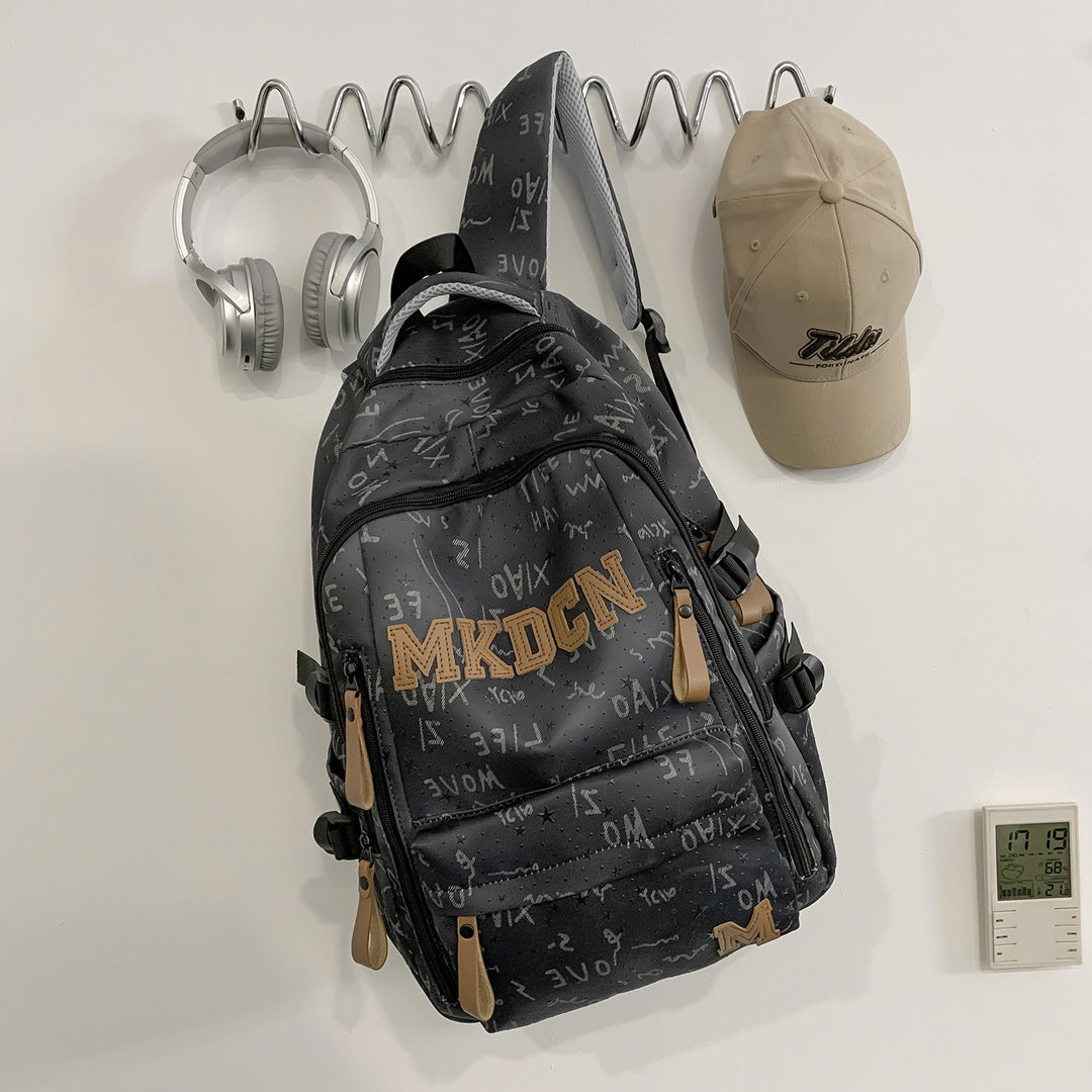 Trendy Graphic Printed Backpack Kalsten