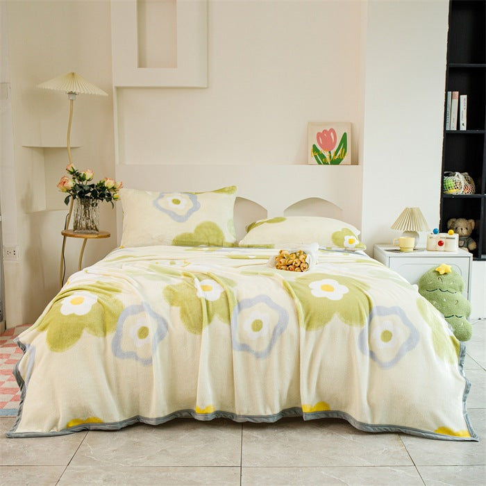 Women Patterned Blanket made of Soft Cotton Kalsten