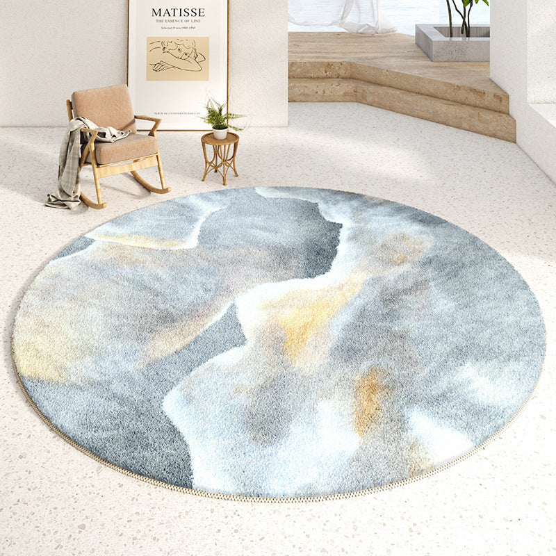 Plush Round Area Rug