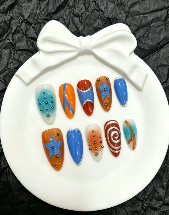 Artistic Decorative Press-On Nails  1791773917