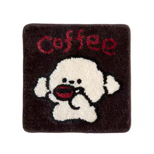 Apple-Themed Plush Bath Mat Kalsten