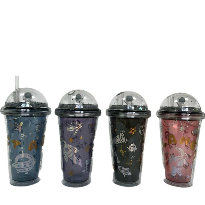 Women Insulated Water Bottle with Creative Astronaut Design Kalsten