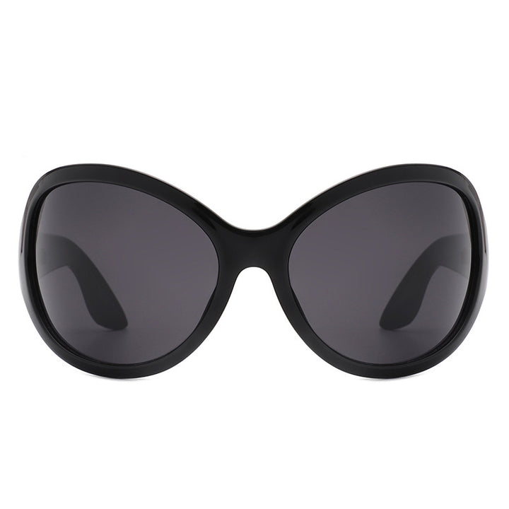Ladies sunglasses in a stylish butterfly design with UV protection and wide frame Kalsten