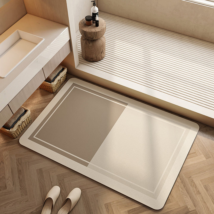 Geometric Patterned Bath Mat Kalsten