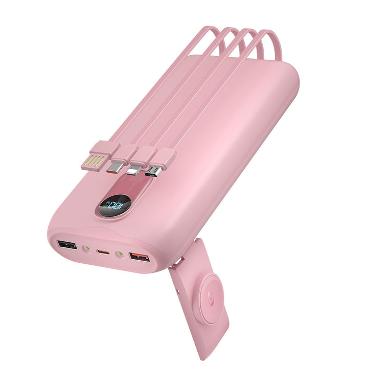 Portable power bank with fast inductive charging and multiple USB ports Kalsten