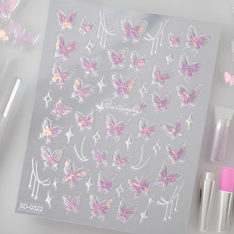 Decorative Butterfly Nail Art Decals