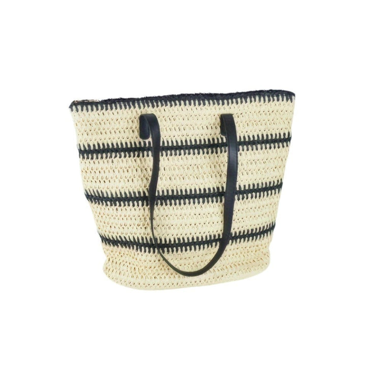 Spacious Beach Bag Made of Braided Natural Material Kalsten
