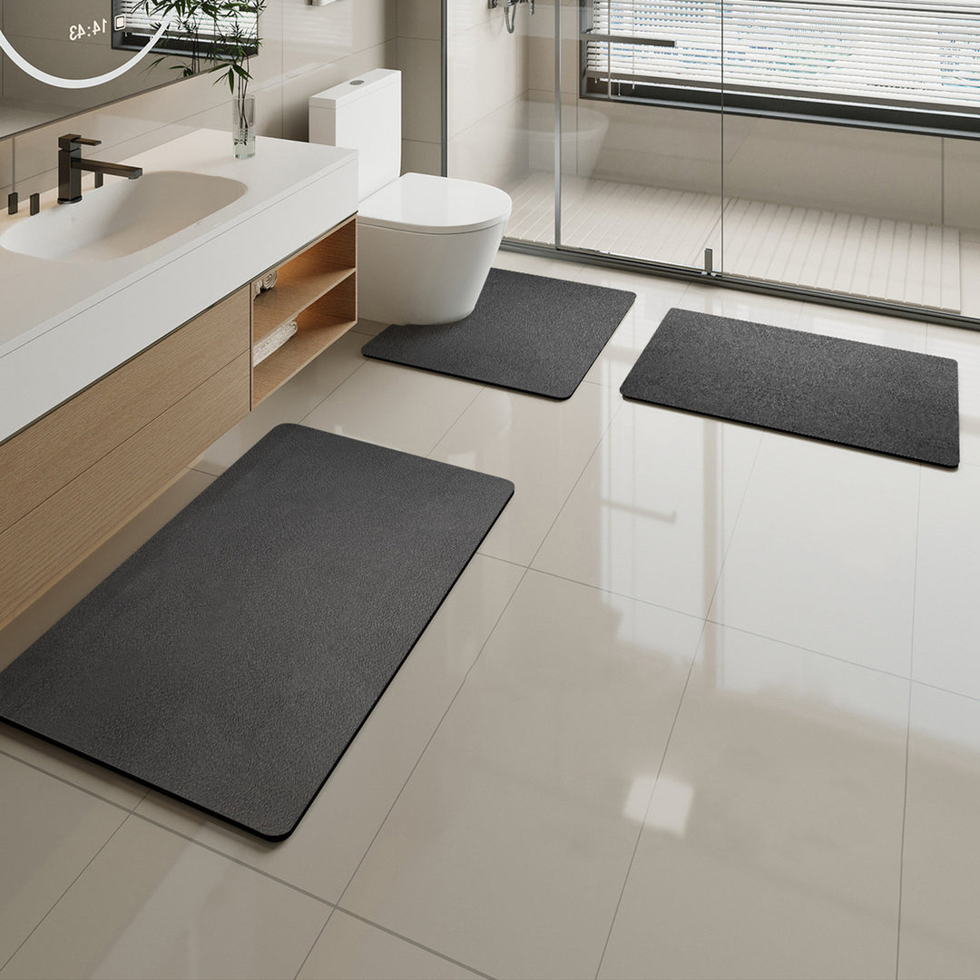 Soft Marble Pattern Bath Mat