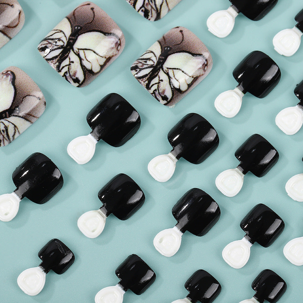 Artificial nails with butterfly design Kalsten