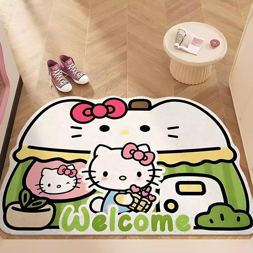 Decorative Cartoon Welcome Mat for Home