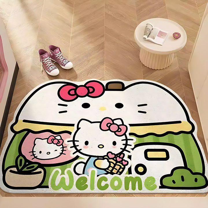 Decorative Cartoon Welcome Mat for Home