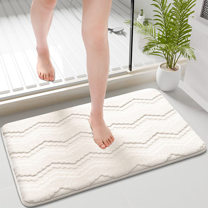 Stylish Chevron Bath Rug Kalsten