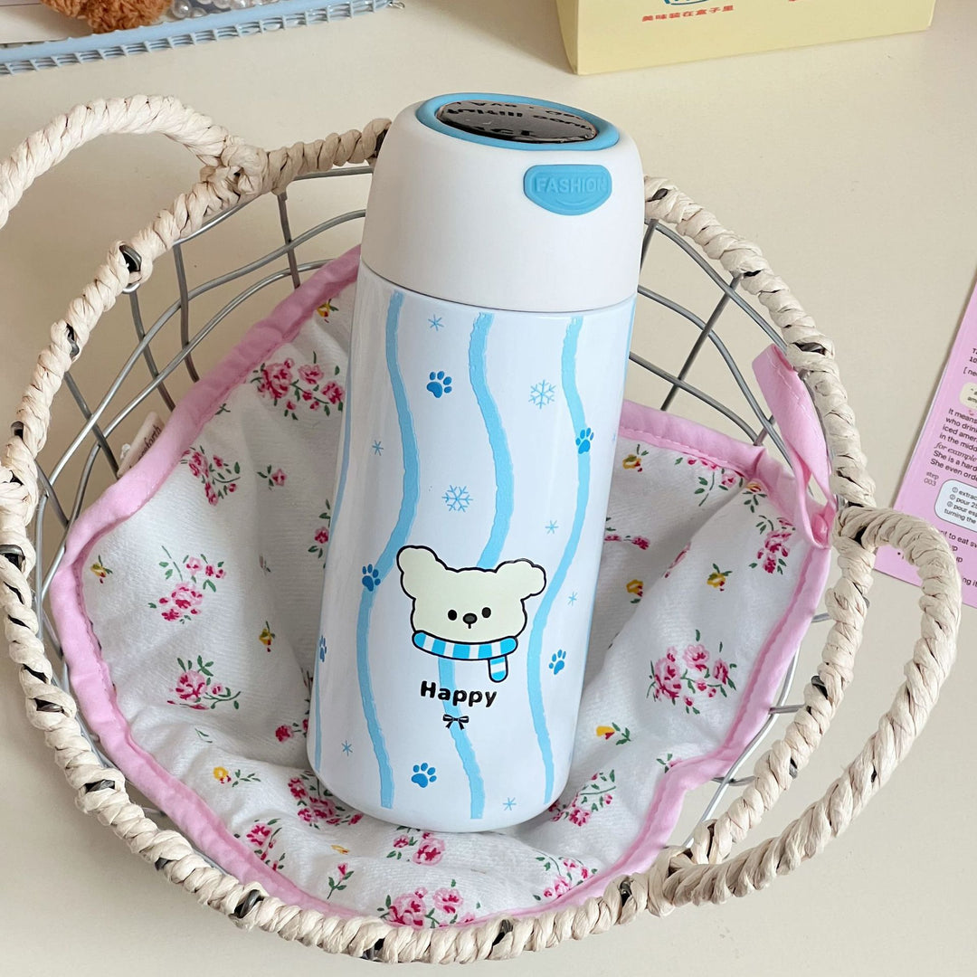 Women Insulated Water Bottle with Playful Animal Design Kalsten