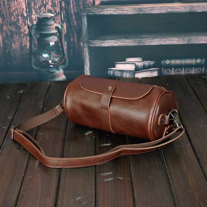 Vintage Leather Crossbody Bag