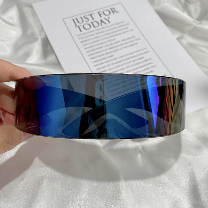 Women futuristic visor-like sunglasses Kalsten