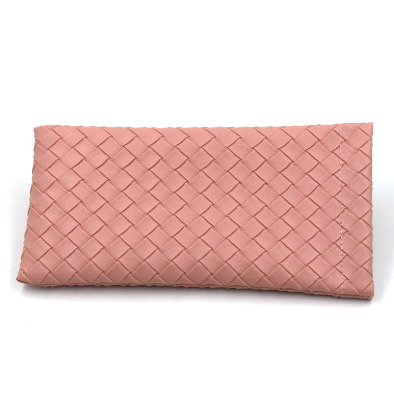 Woven Leather Clutch Wallet Kalsten
