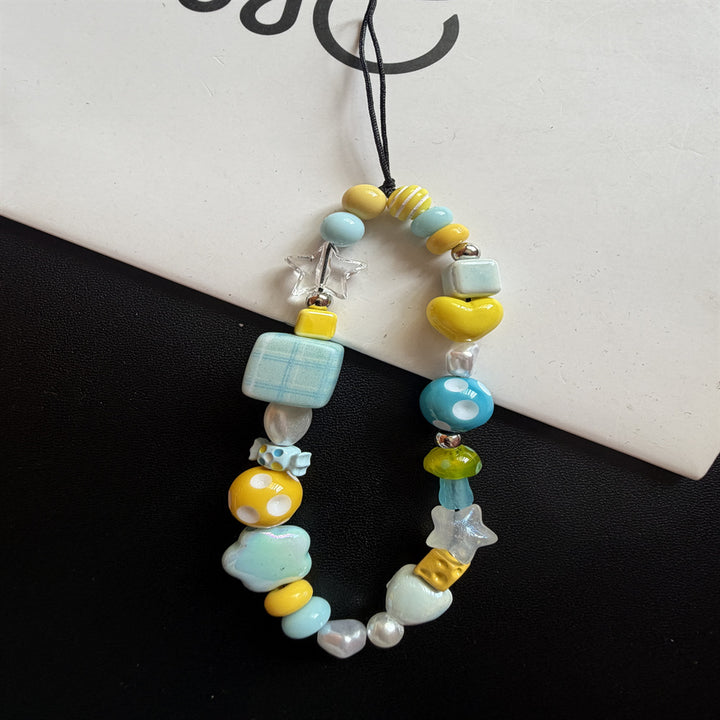 Fun Decorative Beaded Keychain Kalsten