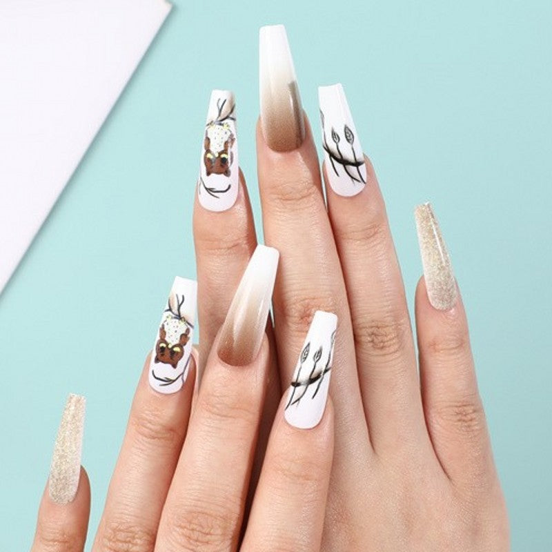 Creative animal design artificial nails Kalsten