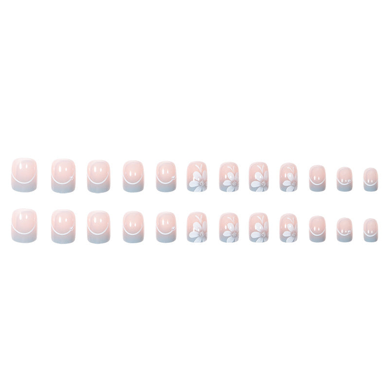 Elegant Floral Art Press-On Nails Kalsten