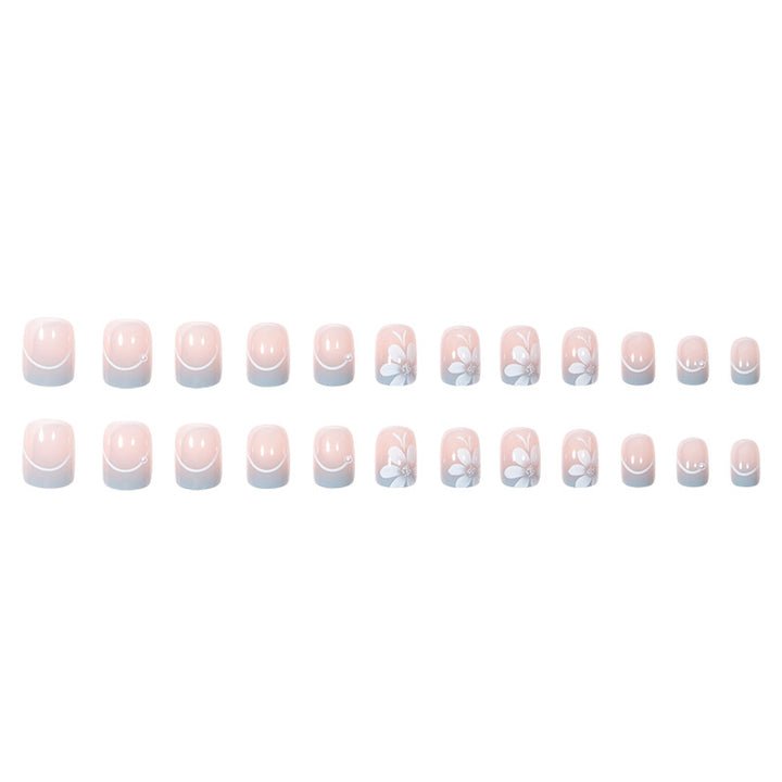 Elegant Floral Art Press-On Nails Kalsten