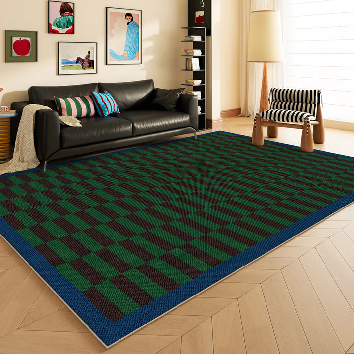 Soft Checkered Area Rug Kalsten