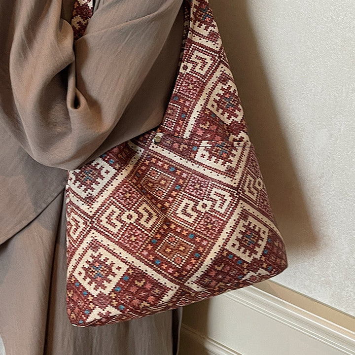 Bohemian Patterned Hobo Bag