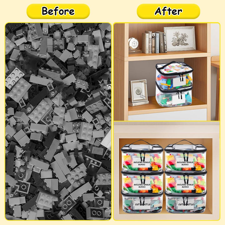 Transparent Storage Organizer for Building Blocks Kalsten