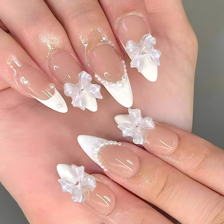 Elegant Floral Stiletto Press-On Nails Kalsten 1789085795