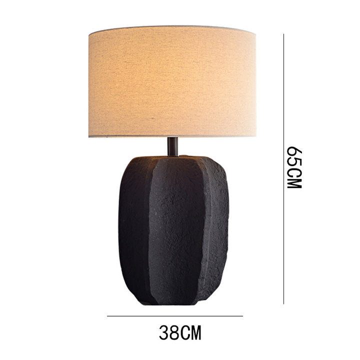 Sculptural Stone Table Lamp