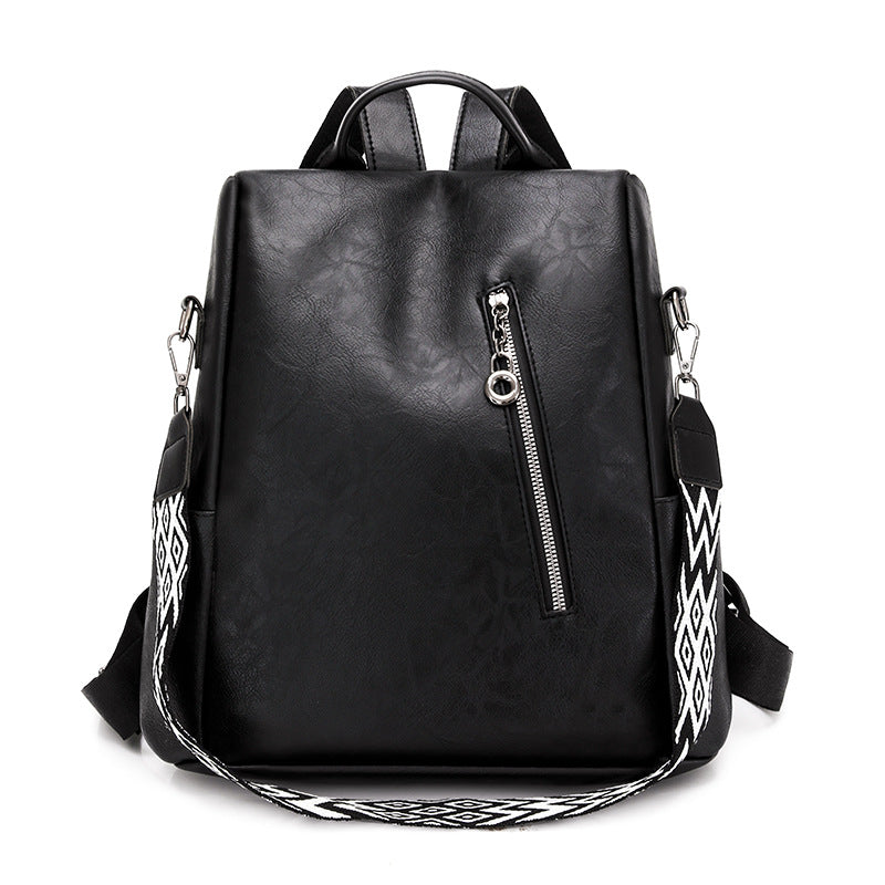 Elegant Faux Leather Backpack Kalsten