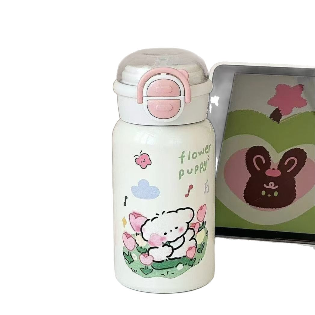 Ladies creative water bottle with animal motif Kalsten
