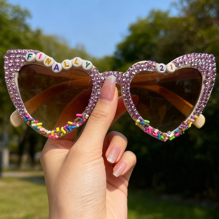 Statement Heart-Shaped Sunglasses Kalsten 1787141240