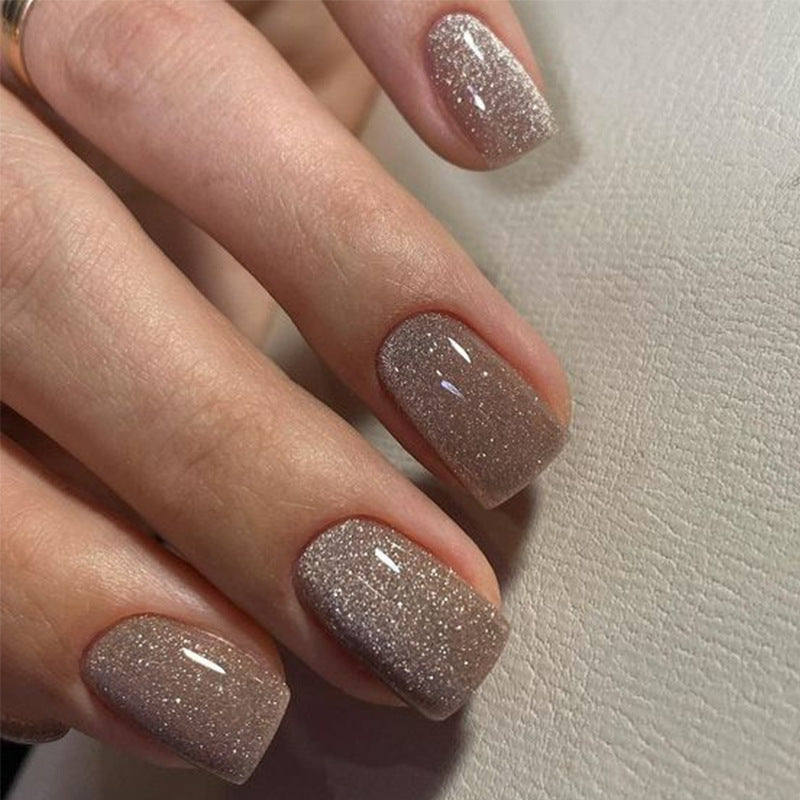 Glamorous Glittering Press-On Nails Kalsten
