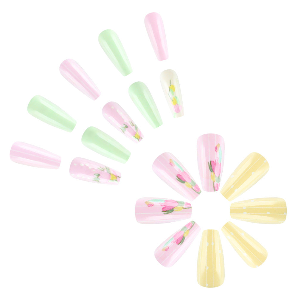 Floral Themed Nail Art Kalsten