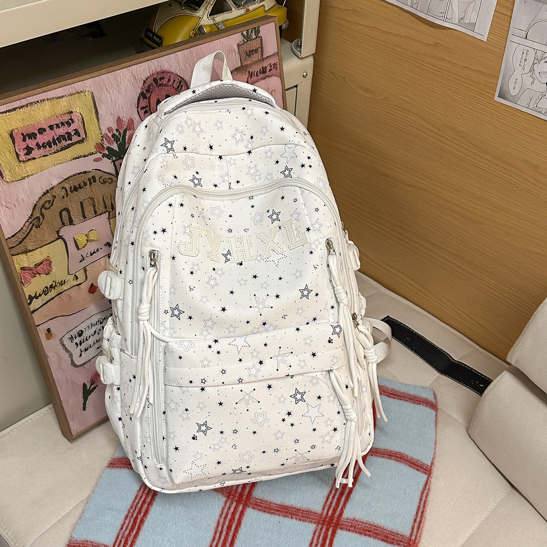 Stylish Star-Printed Backpack Kalsten 1791205378