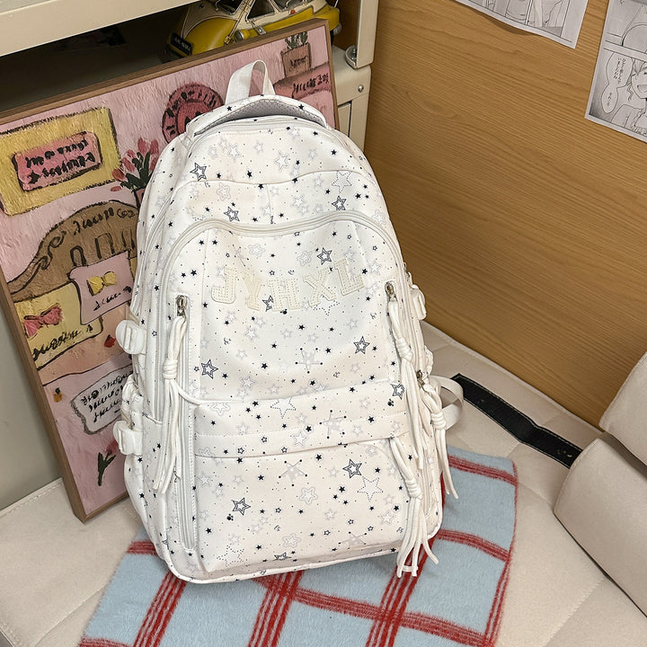 Stylish Star-Printed Backpack Kalsten 1791205378