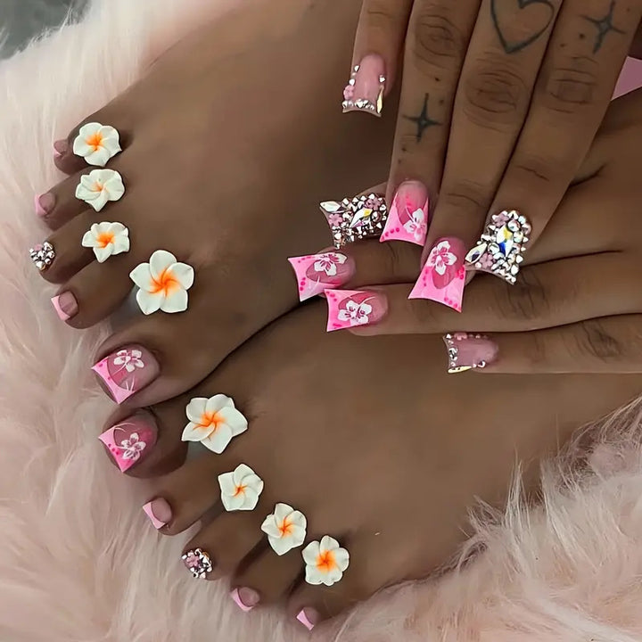 Floral Nail Art Enhancement Set Kalsten