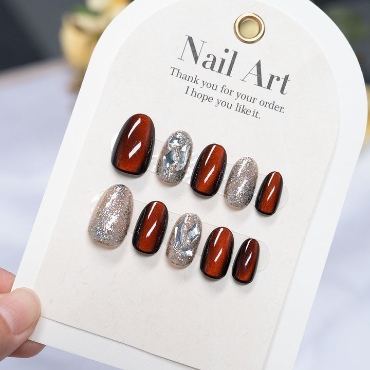 High Shine Press-On Nail Art
