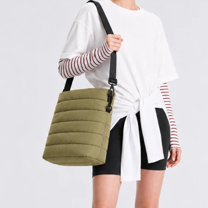 Padded Crossbody Tote