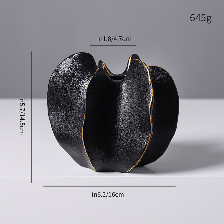 Textured Modern Decorative Ceramic Vase Kalsten