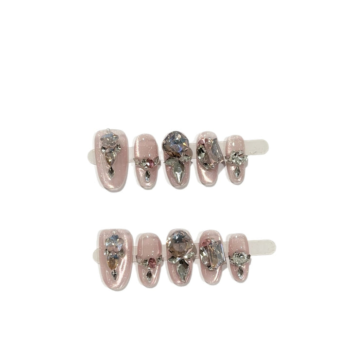 Glittering Press-On Nail Set