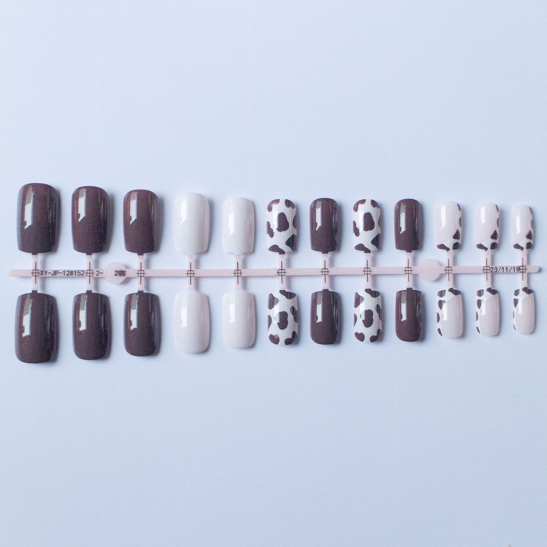 Artistic Cow Print Nail Art Kit
