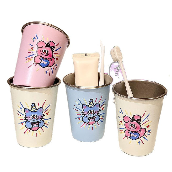 Drink cup with cheerful cat design Kalsten