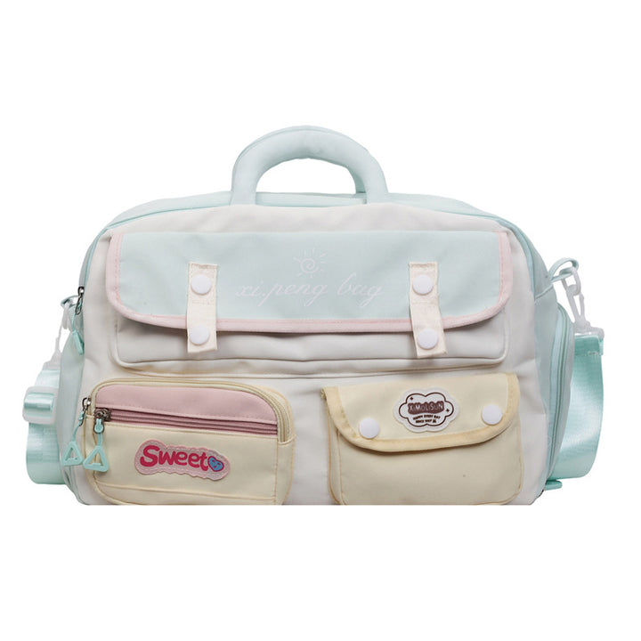 Sporty Shoulder Bag With Multifunctional Compartments Kalsten