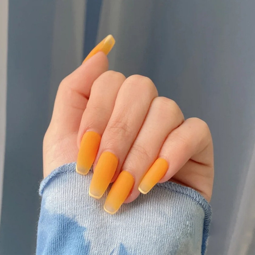 Artful Nail Extensions in Modern Ombre Style Kalsten