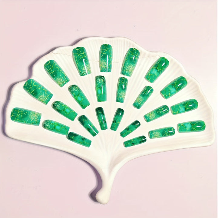 Artistic Marble Effect Nail Art Kalsten