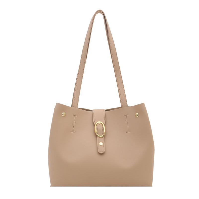 Structured Leather Tote Bag Kalsten