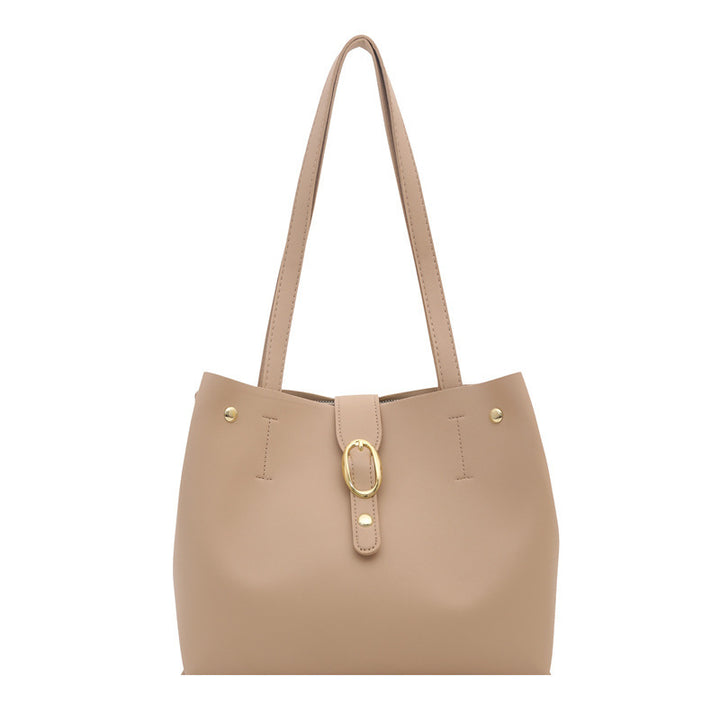 Structured Leather Tote Bag Kalsten