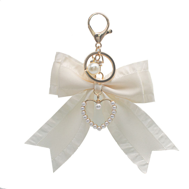Elegant Heart-Shaped Bow Keychain Kalsten